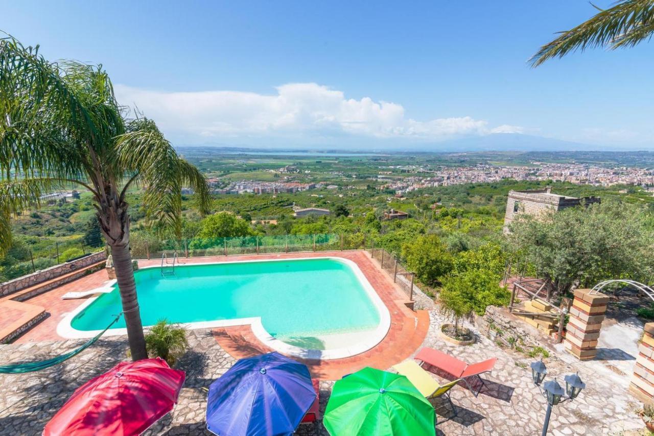 "La Casina Del Forno Con Piscina Fra Catania E Siracusa " Карлентіні Екстер'єр фото